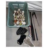 GOLF BALLS, CLUBS ETC.