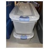 2 LONG STORAGE TUBS