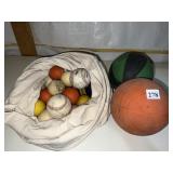 BASEBALLS , BASKETBALLS