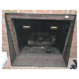 FIREPLACE SCREEN 37" H X 33" W X 8" D