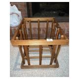 WOOD MAGAZINE HOLDER