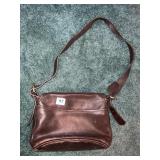 TWO LEATHER COACH PURSES USED