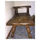 PINE END STAND, 22.5 H X 32 D X 18 W, BACK BRACE