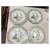4 CROWN IMPERIAL NANKIN PLATES