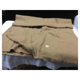 VINTAGE WOOL BLANKET 64 X 90