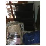 BOOK RACK, FLEECE THROW BLANKET