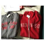 ZIP SWEATSHIRTS, 2 L