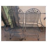 WROUGHT IRON CHAIRS