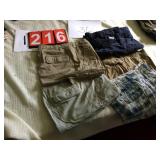 EXPRESS, TRUE RELIGION, ABERCROMBIE SHORTS SIZE