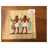 KARNK PAPYRUS IN EGYPT PAINTING 8 X 7