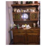 CHINA CABINET 72" H X 48 W X 20 D, CONTENTS NOT