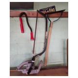 HEDGE TRIMMERS, SNAKE LIGHT, 30" SAW, ETC.