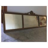 VINTAGE MIRROR 17 H X 52 W