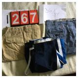 HOLLISTER, ABERCROMBIE SHORTS 36