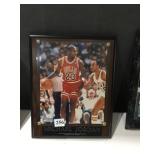 MICHAEL JORDAN FRAMED PICTURE