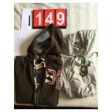 ABERCROMBIE & FITCH & RUEHL HOODED SHIRTS XXL