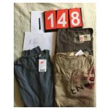 BDG & 2 GUESS L SLEEVE, XL