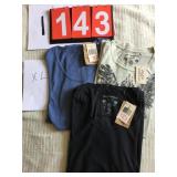 GUESS, VINTAGE T-SHIRTS & 1 NO SLEEVE SHIRT XL