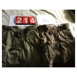 ABERCROMBIE SHORTS 36