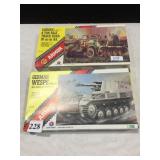 GERMAN MODELS, TANK & TRACK QUAD, NEW