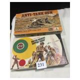 GERMAN TANK GUN, FIGURINES NEW IN OB