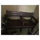 GOSSIP BENCH 63" W X 23" D