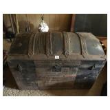 ANTIQUE TRUNK 22" H X 35" W X 20"