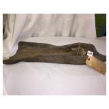 PIECE OF WOOD SEE LABEL.