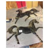 METAL HORSES WALL PLAQUES
