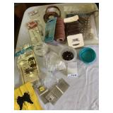 WOOD WORKING TACKS, 7 STRAND BEADALON, LEATHER,