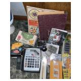 PENCILS, CAMERA, CONSTRUCTION PAPER