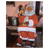 CARDBOARD SANTA VINTAGE