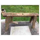 HANDMADE WOOD BENCH/ STAND