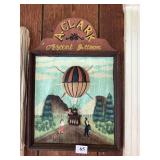 WOOD 18" WALL ART HOT AIR BALLOON
