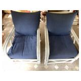 WHITE BENTWOOD PATIO ARMCHAIR