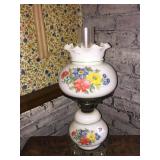 HAND PAINTED LAMP 20"