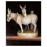 HAND PAINTED CERAMIC HORSES, 16W