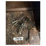 ASSORTMENT OF KEYS INCLUDING SKELETON