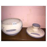 SIGNED POTTERY PIECES PAIR TO GO