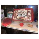 VINTAGE PUB COASTERS, HALLOWEEN BEVERAGE NAPKINS,