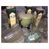 FOOD COVERS, STACK BOXES TINS, POPCORN POPPER