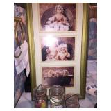 JARS, BABY PRINT, SOAP DISH, CROWNFORD ENGLAND