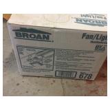 BROAN FAN/LIGHT NEW