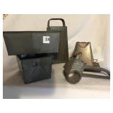 GRATER, BAKE PANS, TOASTER