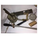 POTATO MASHER, STRAINER, ETC.