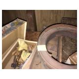 VINTAGE COAT HOOKS, HINGES, ETC