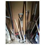 LAWN TOOLS, RAKES, ETC