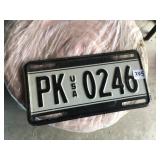 LICENSE PLATE