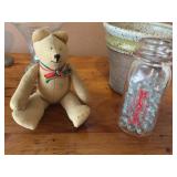 PLANTER, ETCH DISH, PEWTER CANDLE STICK, MENZIE