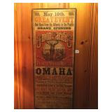 UNION PACIFIC RR REPRODUCTION SIGN 37 H 15 W,